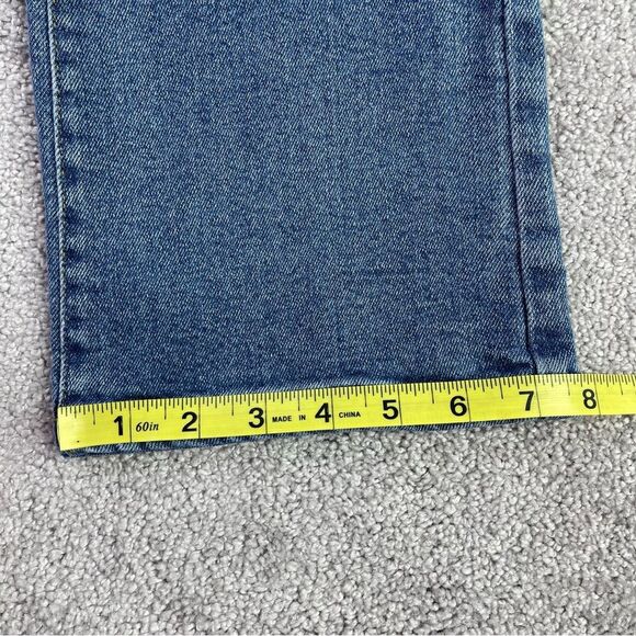 Buffalo David Bitton Jeans Women’s 29 Blue Cropped Bootcut Dark Wash High Rise - Picture 13 of 14